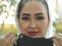 عکس جالب الهام حمیدی و مسعود کیمیایی در پشت صحنه فیلم