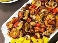 طرز تهیه  خوراک بادمجان و قارچ ؛ یک غذای ویژه مخصوص گیاهخواران