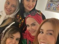بهاره رهنما، لیلا بلوکات و سایر هنرمندان در نمایشگاه نقاشی مسعود کیمیایی + تصاویر