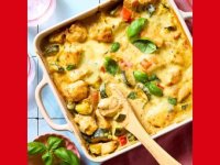 خوراک مرغ و کدو سبز
