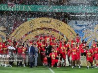 جشن قهرمانی پرسپولیس در جام حذفی فوتبال