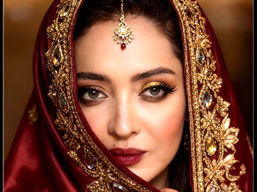 نیکی کریمی در لباس هندی