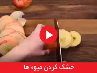 خشک کردن میوه ها