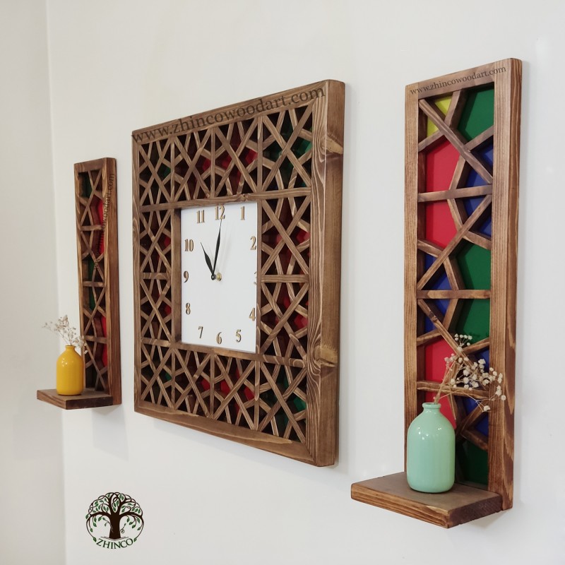 ست ساعت گره چینی طرح ستاره ای