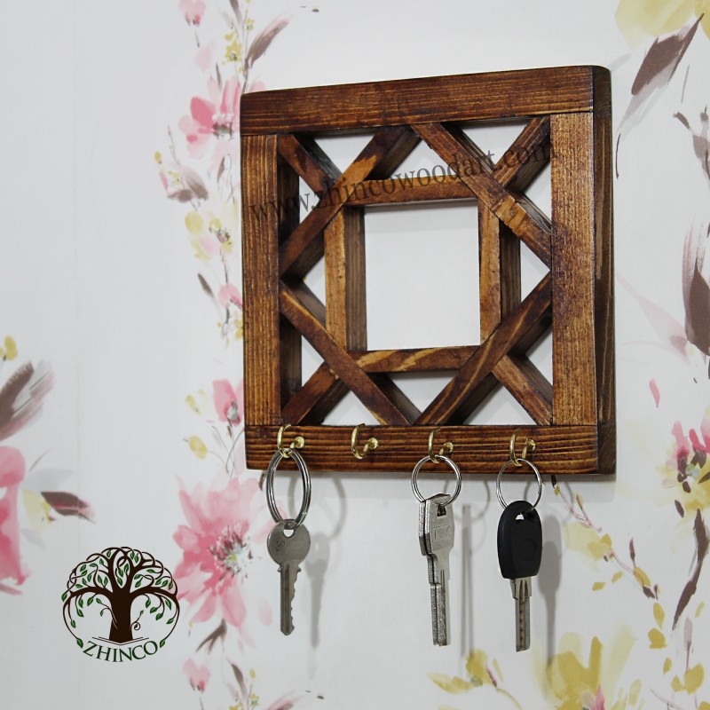 جاکلیدی گره چینی مربع طرح 1