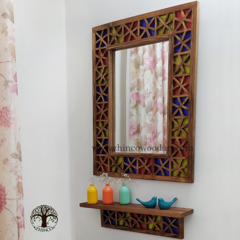 قاب آینه سنتی همراه طبقه