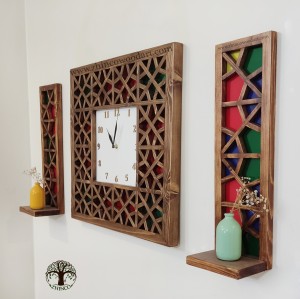 ست ساعت گره چینی طرح ستاره ای