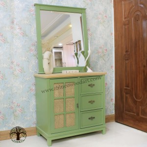 آیینه و کنسول چوبی