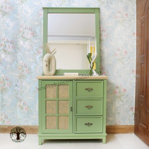 آیینه و کنسول چوبی