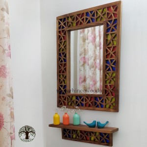 قاب آینه سنتی همراه طبقه