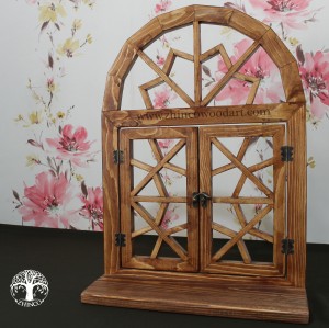 پنجره  گره چینی