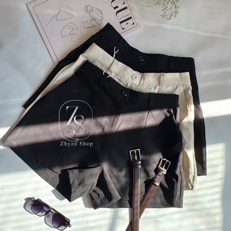 شلوارک کمربند دار کد ۳۵۵