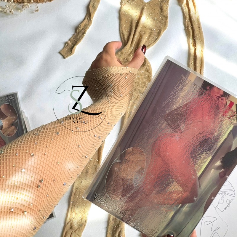 یکسره فیشنت نگینی کرمی فاق باز کد ۱۲۸۳