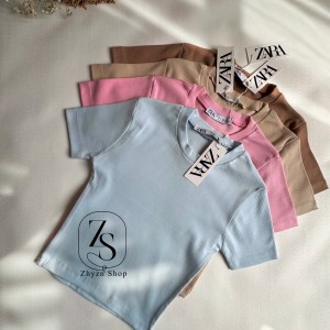 کراپ تیشرت زارا کد ۳۹۵