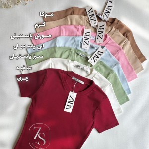 کراپ تیشرت زارا کد ۳۹۵