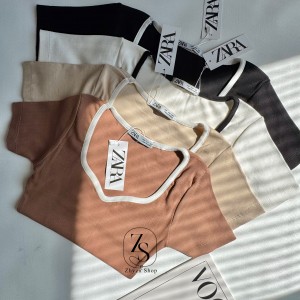 تیشرت یقه دلبری زارا ZARA کد ۴۲۰