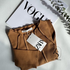 کراپ آستین بلند جلو دوخت زارا کد ۳۰۹