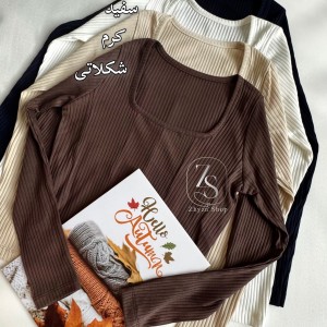 کراپ یقه خشتی هلال  کد ۴۳۲