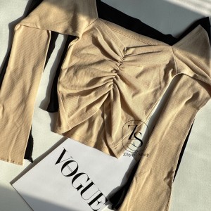 کراپ جلو کشدار آستین کلوش کد ۴۴۰