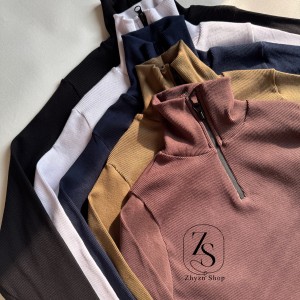 بلوز استین بلند زیپ لاین کد ۴۴۴