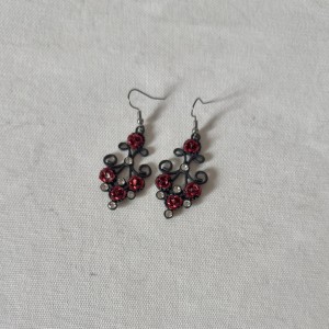 گوشواره رز شب وارداتی برند accessories