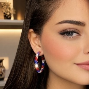 گوشواره ژله ای مارپیچ وارداتی برند i am