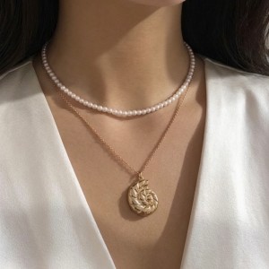 گردنبند دو لایه مارینا وارداتی