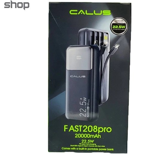 پاوربانک کالوس مدل FAST208PRO ظرفیت ۲۰ هزار میلی آمپر ساعت