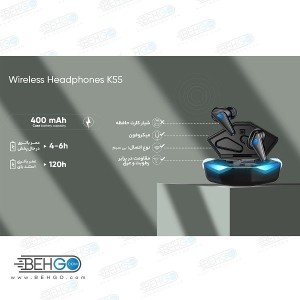 هدفون بی سیم مدل K55