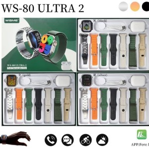 ساعت هوشمند ویسمی مدل WS80 Ultra2 با نمایشگر AMOLED و بدنه آلومینیومی