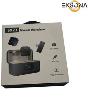میکروفون یقه ای SX23 دو کاربره بیسیم