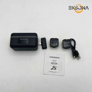 میکروفون یقه ای SX23 دو کاربره بیسیم