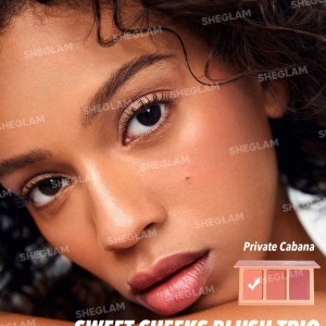 پالت رژگونه پودری شیگلم سه رنگ مدل Sweet Cheeks