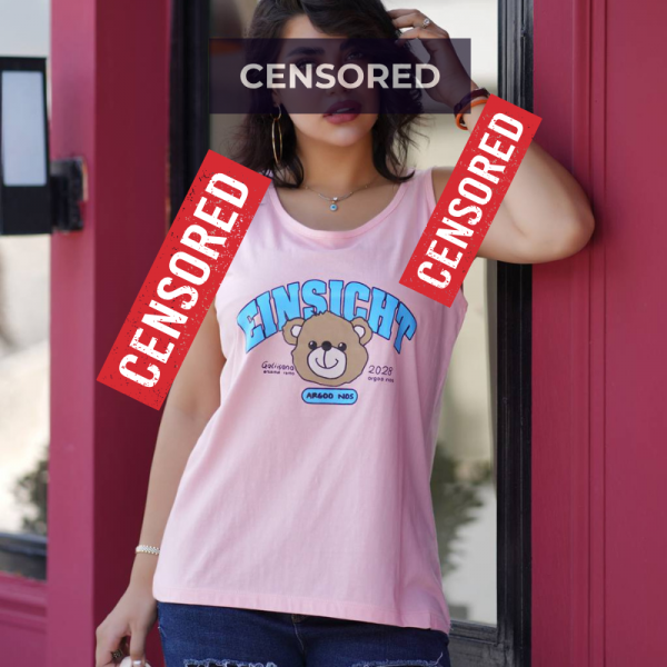 تاپ زنانه حلقه‌ای طرح خرس Einghsight