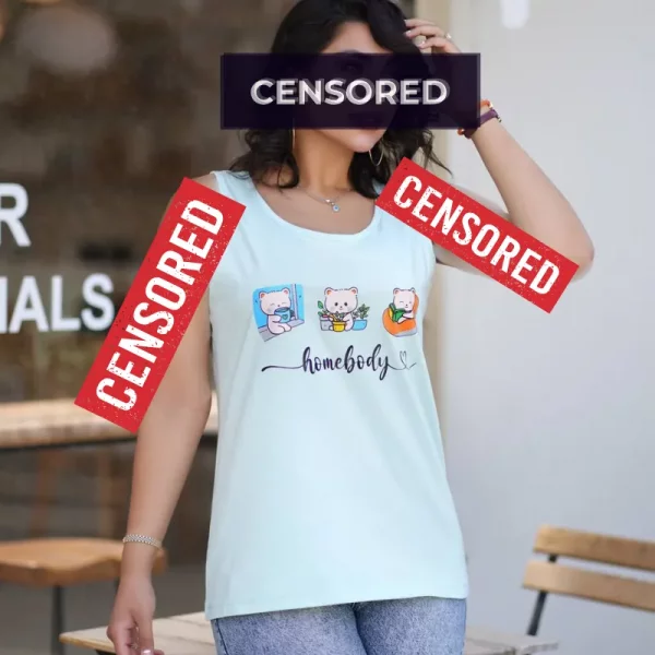 تاپ حلقه ای زنانه طرح سه خرس