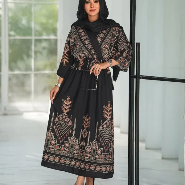 کفتان پیراهنی محرمی مدل فاطمه