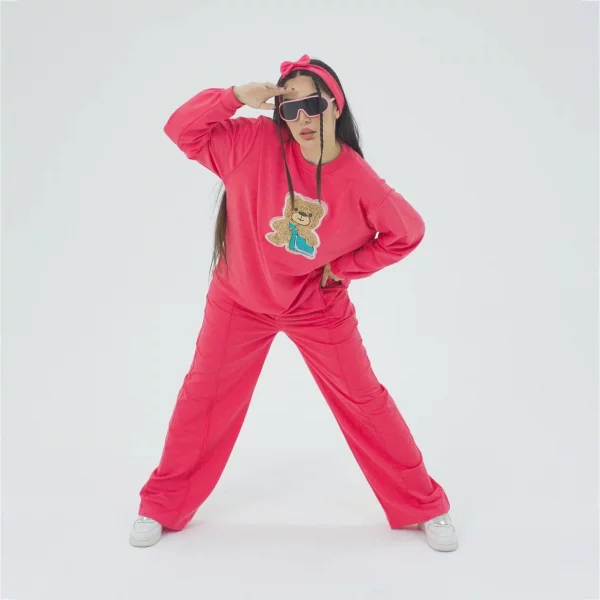 ست زنانه گلکسی teddy bag با هدبند