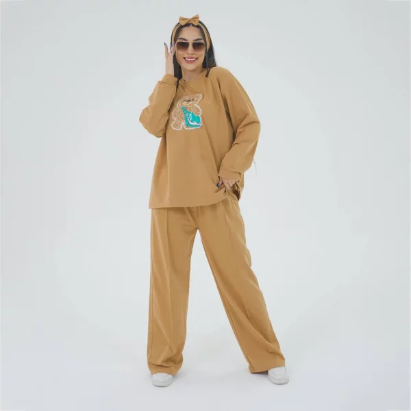 ست زنانه گلکسی teddy bag با هدبندرایگان