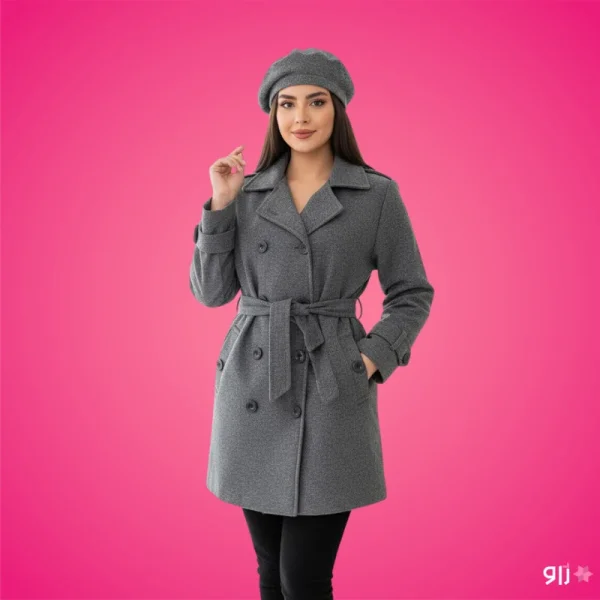 ترنچ کت زنانه مدل نیلدا