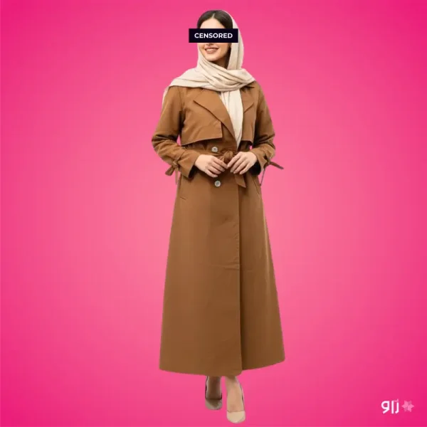 بارانی کتان زارا مدل تیارا