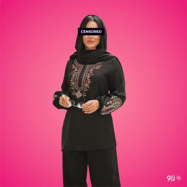 شومیز گلدوزی مدل نامین