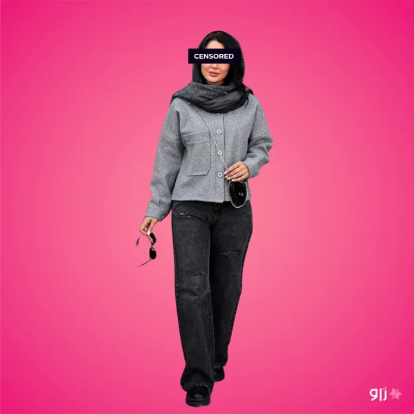 کت باکسی فوتر زنانه مدل کاریسا