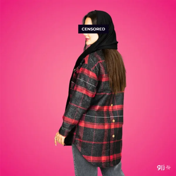 شکت پشت دکمه زنانه مدل آرام