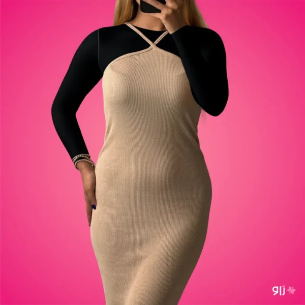 سارافون بلند زنانه مدل ربکا