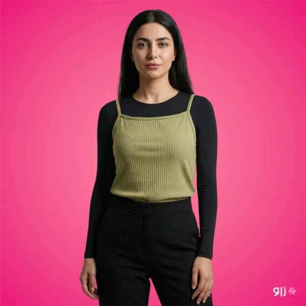 کراپ تاپ کبریتی زنانه مدل رها