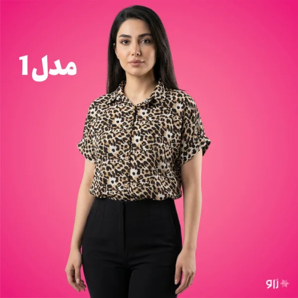 پیراهن نخی زنانه مدل تای