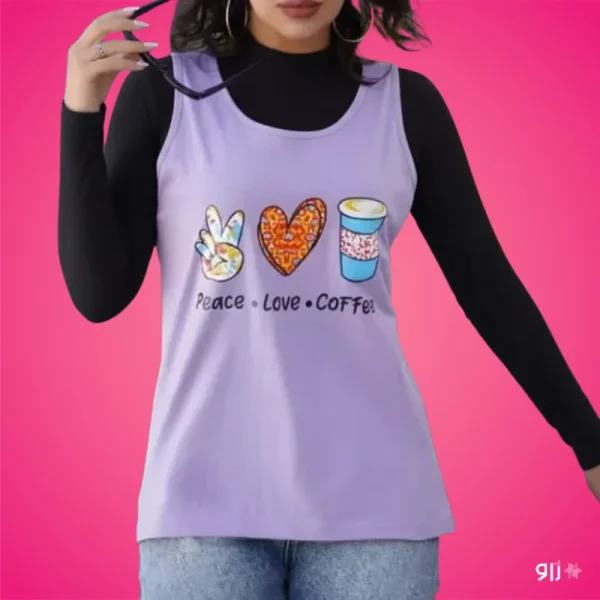 تاپ زنانه حلقه ای طرح 3 گانه