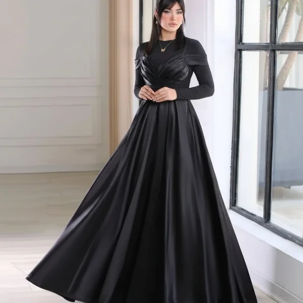 پیراهن بلند مجلسی زنانه مدل مانتلا