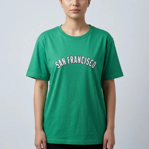 تیشرت لانگ زنانه مدل  طرح San Francisco