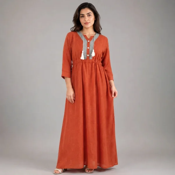 پیراهن بلند زنانه مدل النا